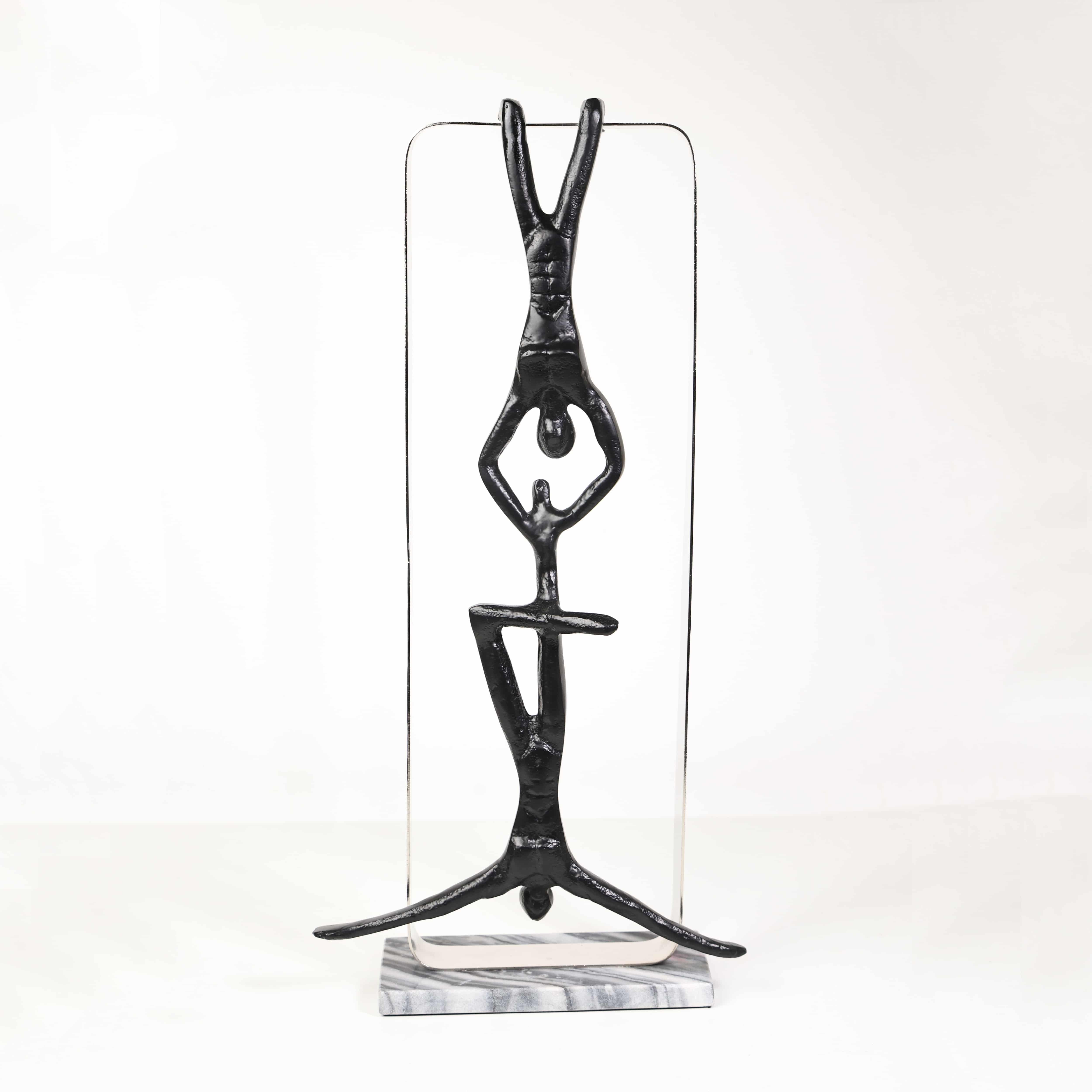 Yoga Pose Metal Figurine