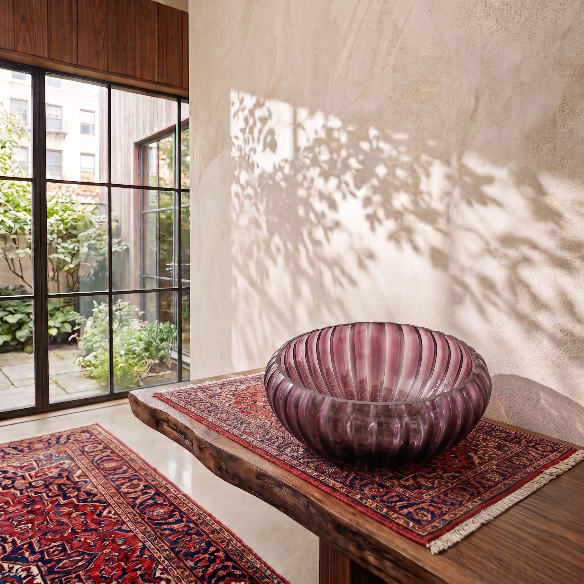 Striped Metallic Bowl